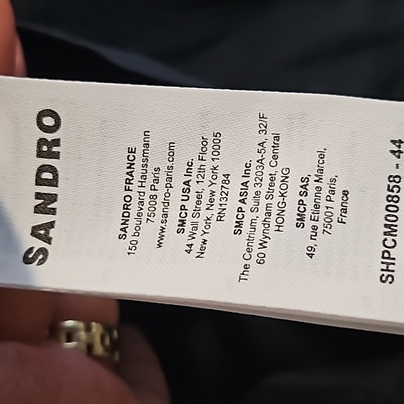 SANDRO MEN LONG SLEEVE SHIRT - Picture 4 of 5